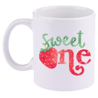 Cute Strawberry Sweet One 11oz C Handle Ceramic Mug