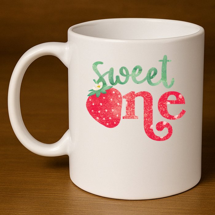 Cute Strawberry Sweet One 11oz C Handle Ceramic Mug