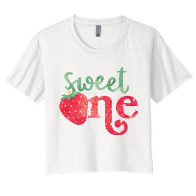 Cute Strawberry Sweet One Crop Top
