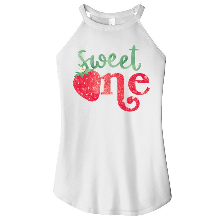 Cute Strawberry Sweet One Women's Perfect Tri Rocker Tank