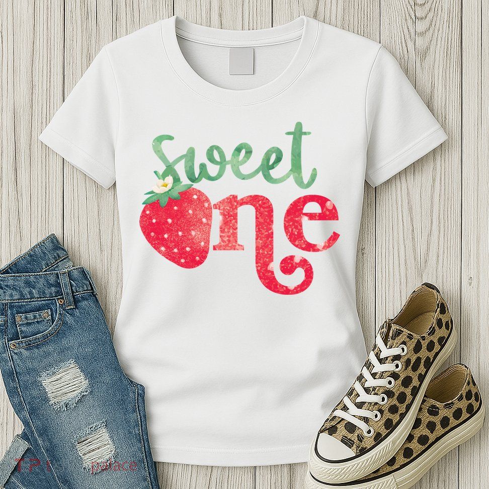 Cute Strawberry Sweet One Womens T-Shirt