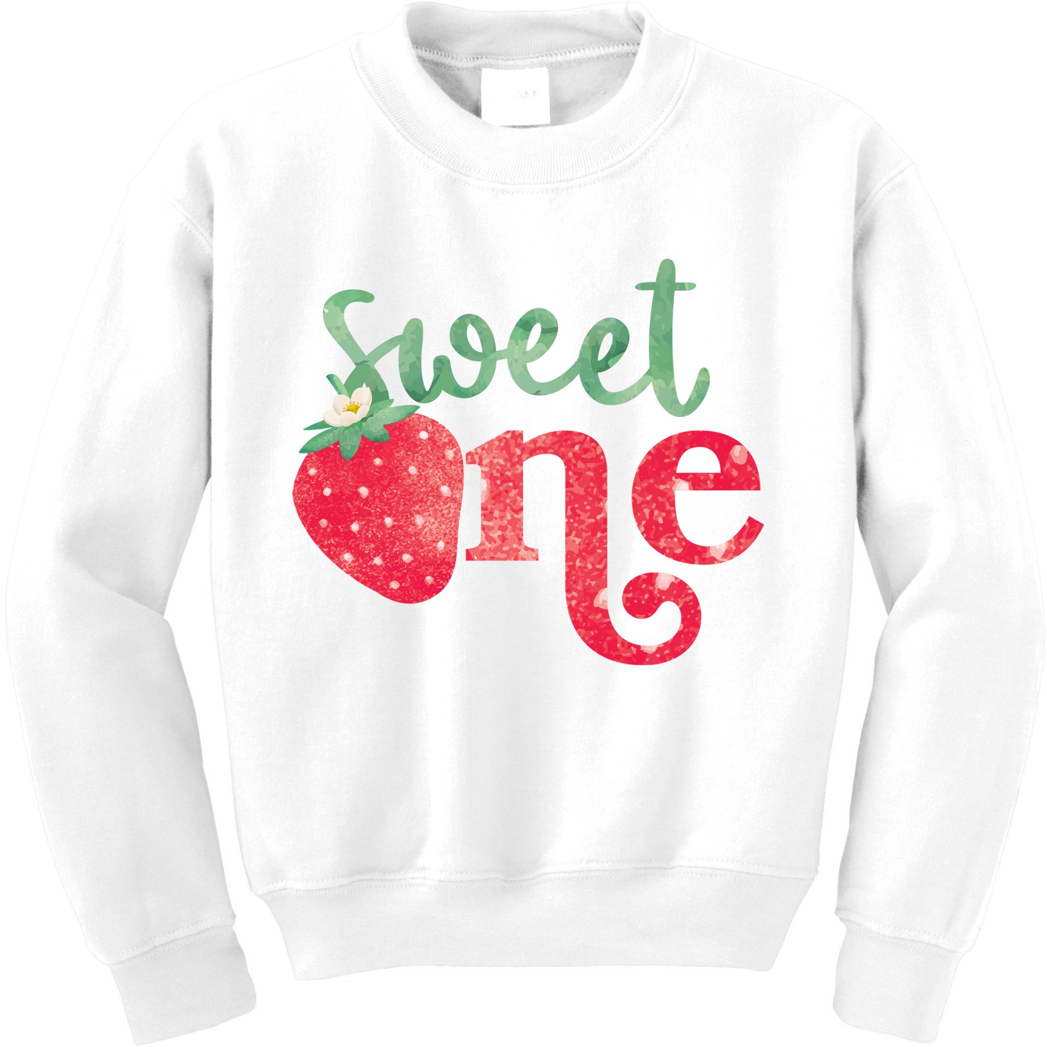 Cute Strawberry Sweet One Kids Sweatshirt
