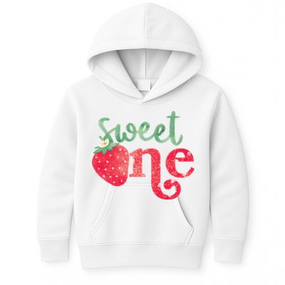 Cute Strawberry Sweet One Kids Hoodie