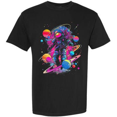 Cool Spaceman Scifi Astronaut Space Garment-Dyed Heavyweight T-Shirt
