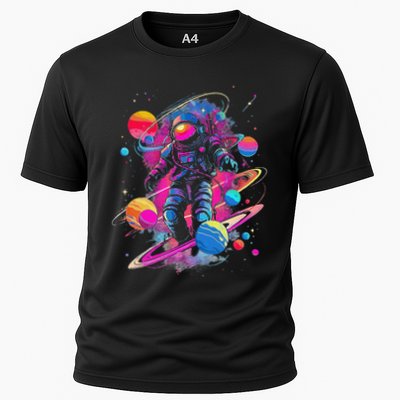 Cool Spaceman Scifi Astronaut Space Performance Shirt
