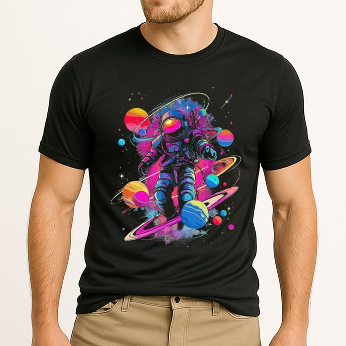 Cool Spaceman Scifi Astronaut Space Performance Shirt