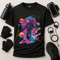 Cool Spaceman Scifi Astronaut Space Performance Shirt