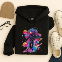 Cool Spaceman Scifi Astronaut Space Hoodie