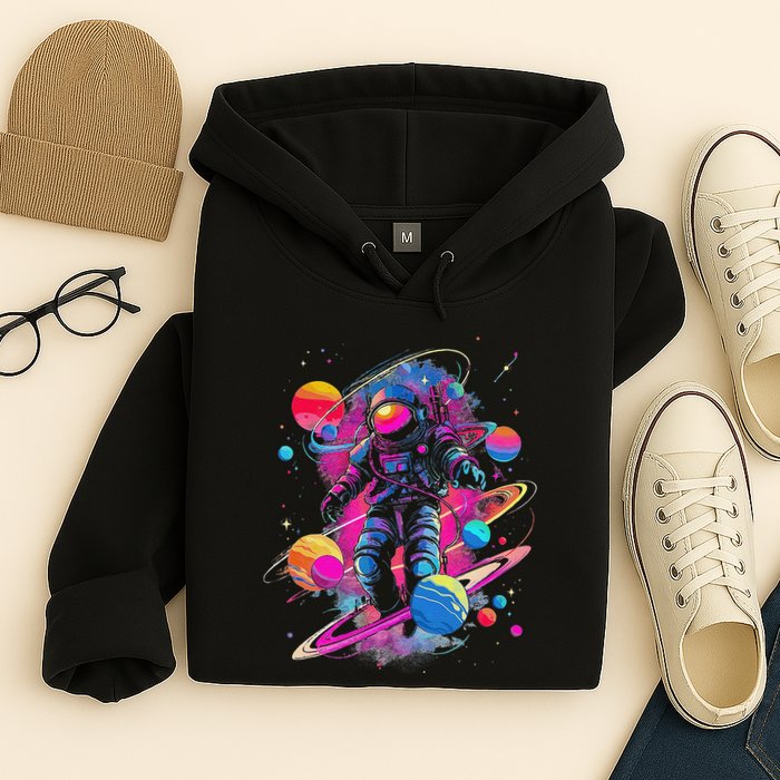 Cool Spaceman Scifi Astronaut Space Hoodie