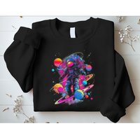 Cool Spaceman Scifi Astronaut Space Sweatshirt