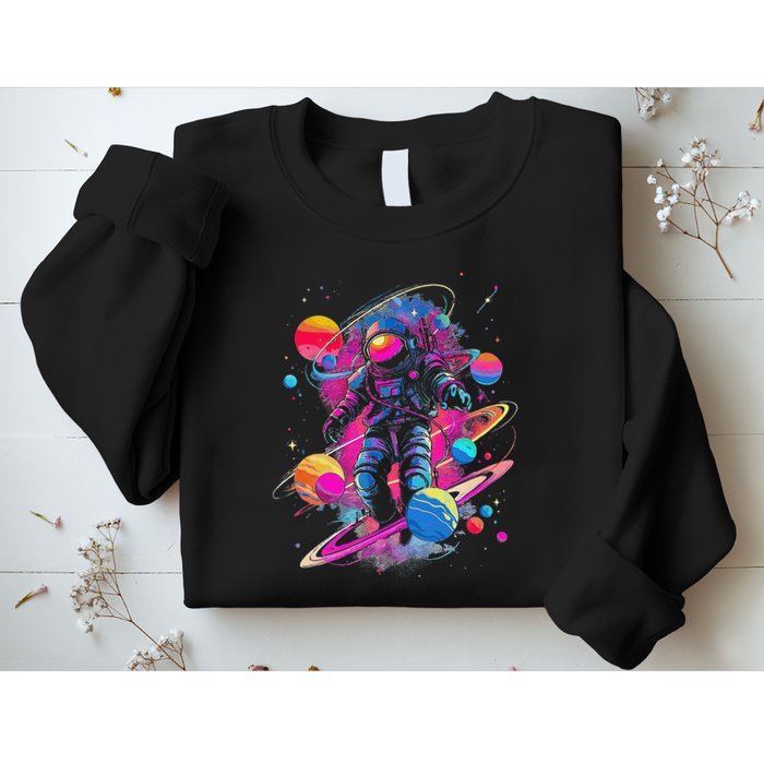 Cool Spaceman Scifi Astronaut Space Sweatshirt