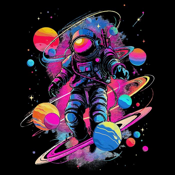 Cool Spaceman Scifi Astronaut Space Daily Commute Backpack