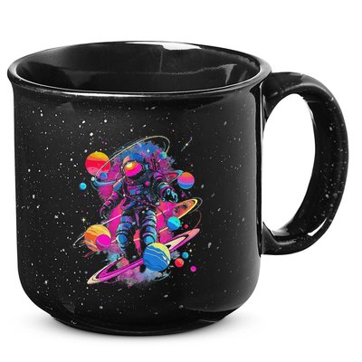 Cool Spaceman Scifi Astronaut Space 15oz Campfire Ceramic Mug