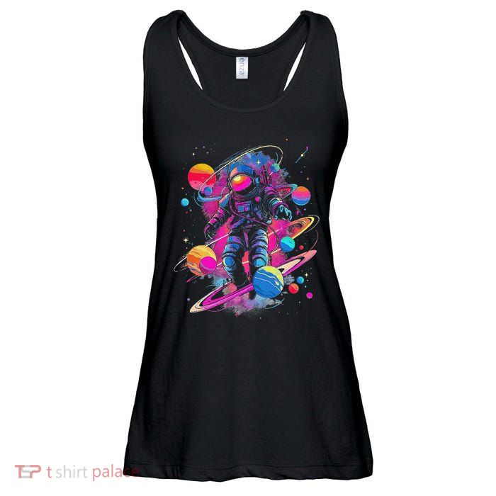 Cool Spaceman Scifi Astronaut Space Ladies Essential Flowy Tank