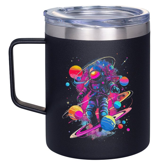 Cool Spaceman Scifi Astronaut Space 12oz Stainless Steel Coffee Mug