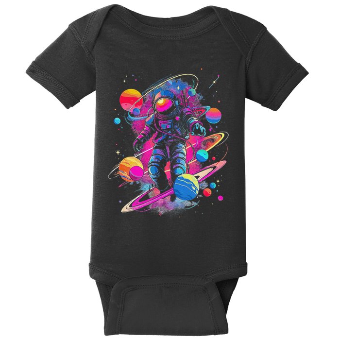 Cool Spaceman Scifi Astronaut Space Baby Bodysuit