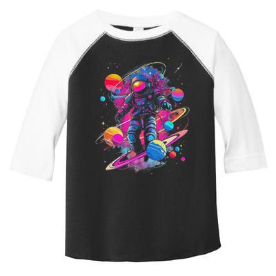 Cool Spaceman Scifi Astronaut Space Toddler Fine Jersey T-Shirt