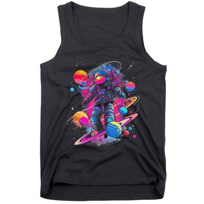 Cool Spaceman Scifi Astronaut Space Tank Top