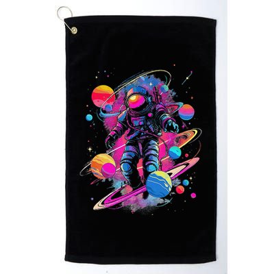 Cool Spaceman Scifi Astronaut Space Golf Towel