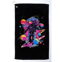 Cool Spaceman Scifi Astronaut Space Golf Towel