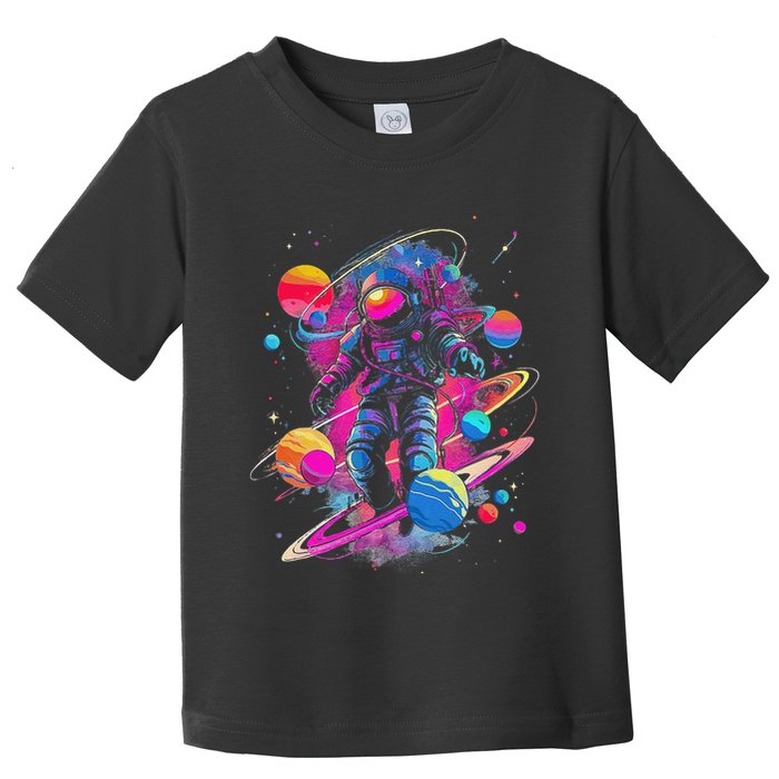 Cool Spaceman Scifi Astronaut Space Toddler T-Shirt