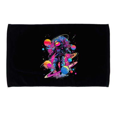 Cool Spaceman Scifi Astronaut Space Microfiber Hand Towel