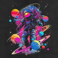 Cool Spaceman Scifi Astronaut Space Microfiber Hand Towel