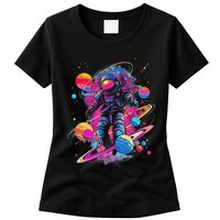 Cool Spaceman Scifi Astronaut Space Womens T-Shirt