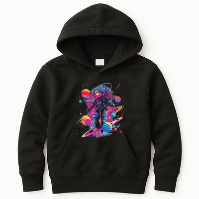 Cool Spaceman Scifi Astronaut Space Kids Hoodie