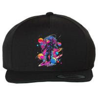 Cool Spaceman Scifi Astronaut Space Wool Snapback Cap