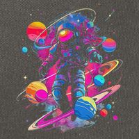 Cool Spaceman Scifi Astronaut Space Cotton Canvas Backpack