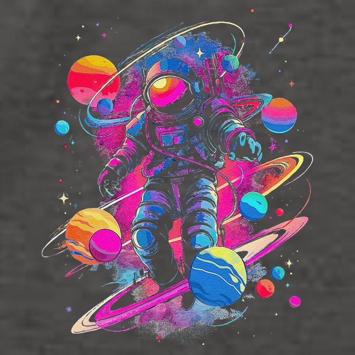 Cool Spaceman Scifi Astronaut Space Vector Backpack
