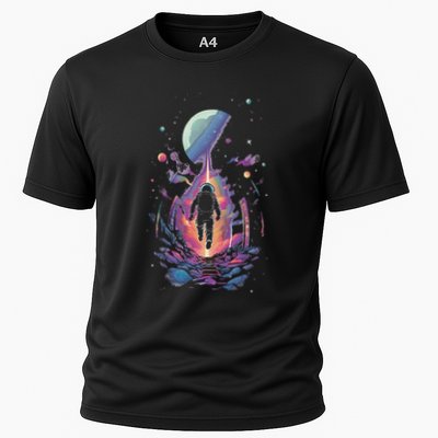 Cool Spaceman Scifi Astronaut Space Performance Shirt