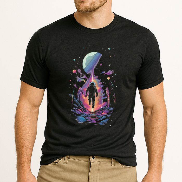 Cool Spaceman Scifi Astronaut Space Performance Shirt
