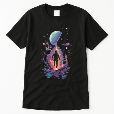 Cool Spaceman Scifi Astronaut Space Tall T-Shirt