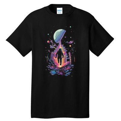 Cool Spaceman Scifi Astronaut Space Tall T-Shirt