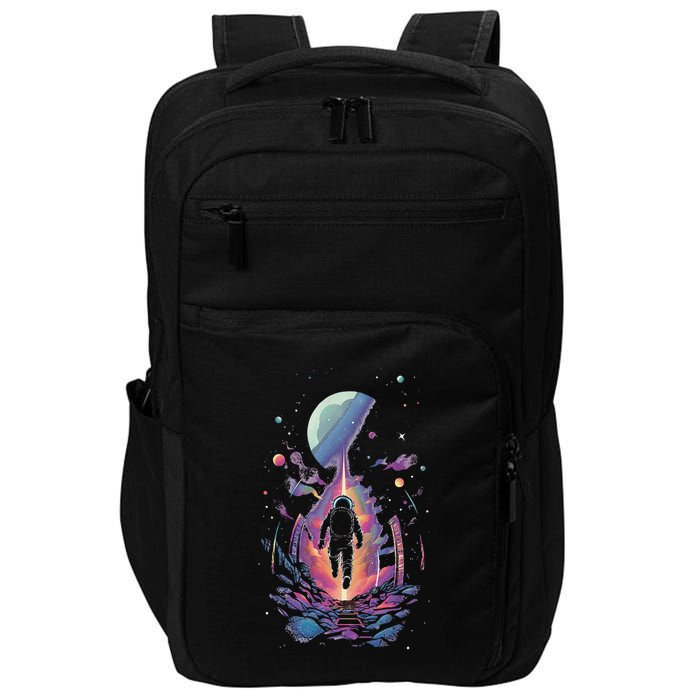 Cool Spaceman Scifi Astronaut Space Impact Tech Backpack