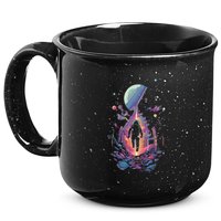 Cool Spaceman Scifi Astronaut Space 15oz Campfire Ceramic Mug