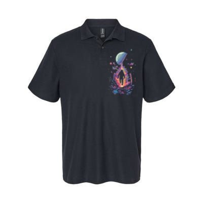 Cool Spaceman Scifi Astronaut Space Softstyle Adult Sport Polo