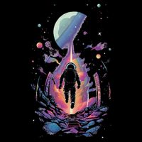 Cool Spaceman Scifi Astronaut Space 16 in Basic Backpack