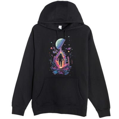 Cool Spaceman Scifi Astronaut Space Premium Pullover Hoodie