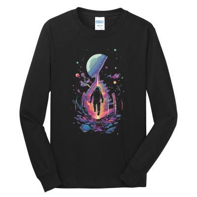 Cool Spaceman Scifi Astronaut Space Tall Long Sleeve T-Shirt