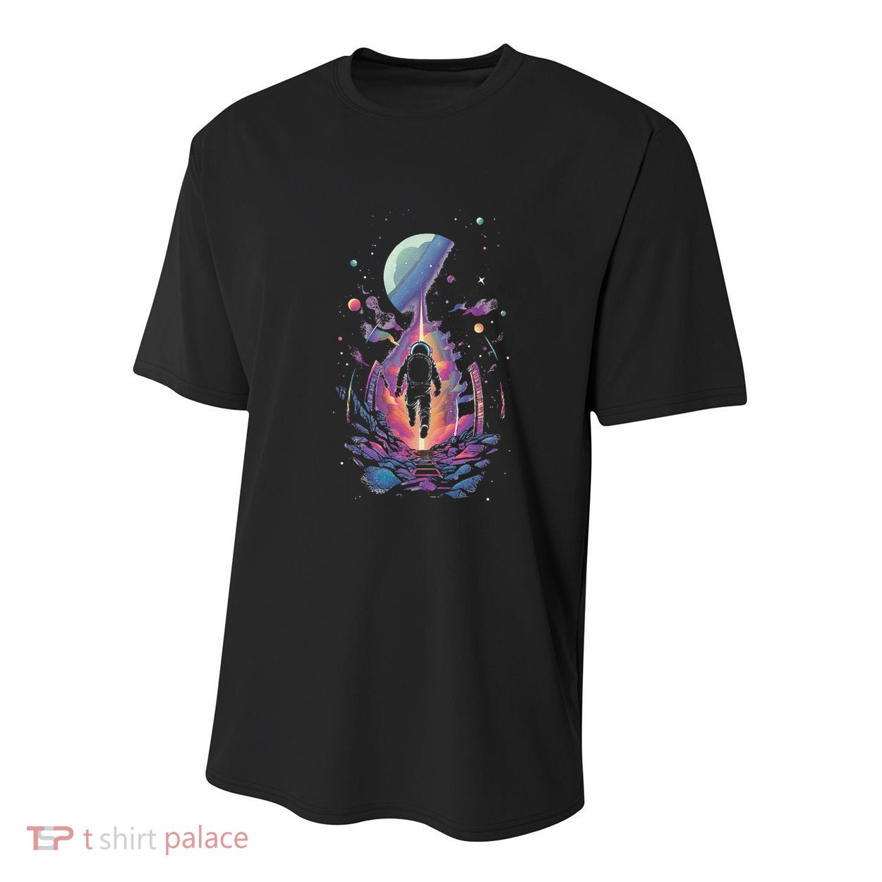 Cool Spaceman Scifi Astronaut Space Youth Performance Sprint T-Shirt