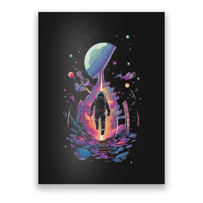 Cool Spaceman Scifi Astronaut Space Poster