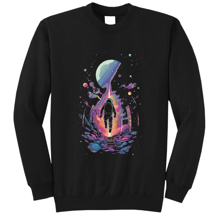 Cool Spaceman Scifi Astronaut Space Tall Sweatshirt