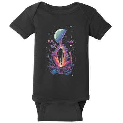 Cool Spaceman Scifi Astronaut Space Baby Bodysuit