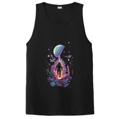 Cool Spaceman Scifi Astronaut Space PosiCharge Competitor Tank