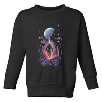 Cool Spaceman Scifi Astronaut Space Toddler Sweatshirt