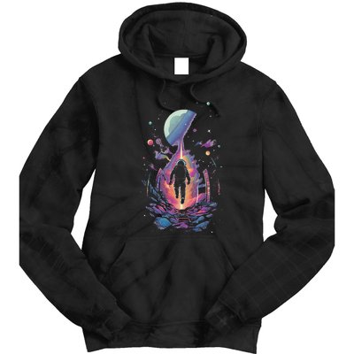 Cool Spaceman Scifi Astronaut Space Tie Dye Hoodie