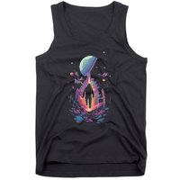 Cool Spaceman Scifi Astronaut Space Tank Top